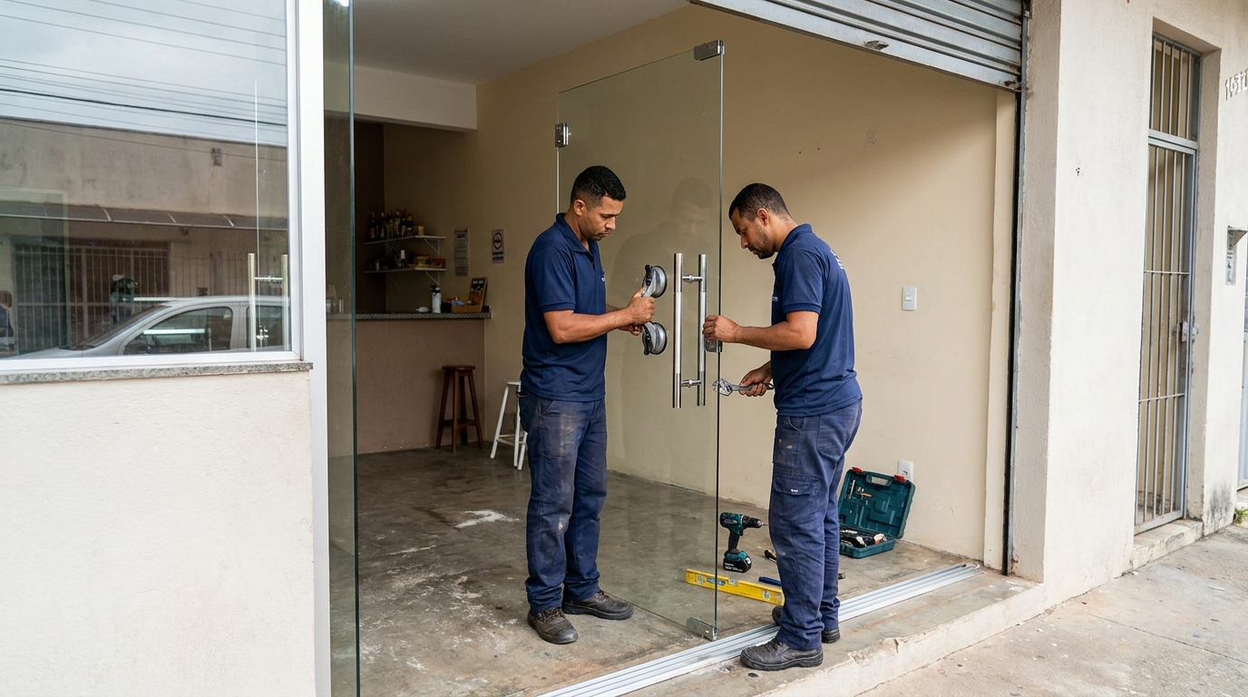 Portas em Vidro em Blumenau‑SC