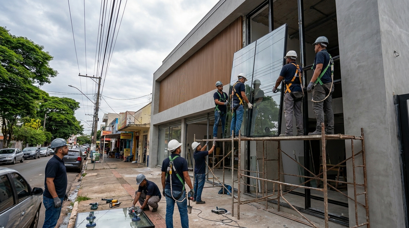 Fachada de Vidro em Blumenau‑SC
