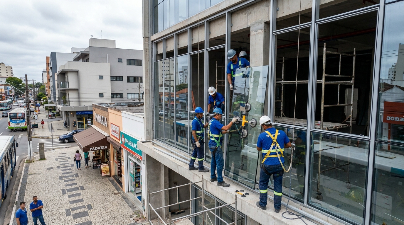 Fachada de Vidro em Blumenau‑SC